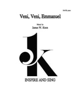 Veni, Veni, Emmanuel SSATB choral sheet music cover